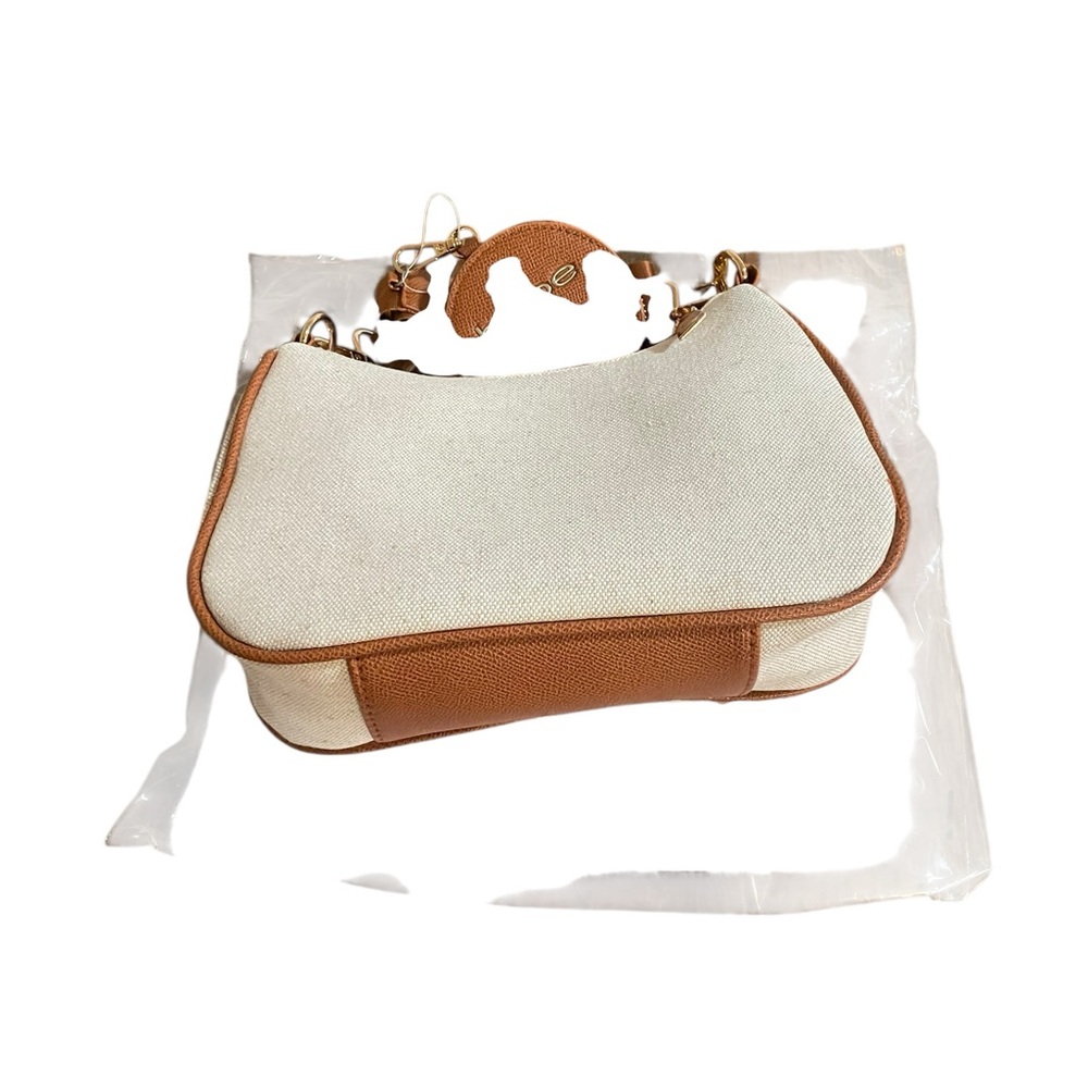 Bebe Tan and White caramel Women's Bag crossbody coin pouch - Picture 5 of 10